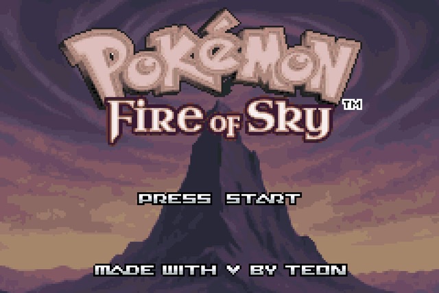 Pokémon Fire of Sky background